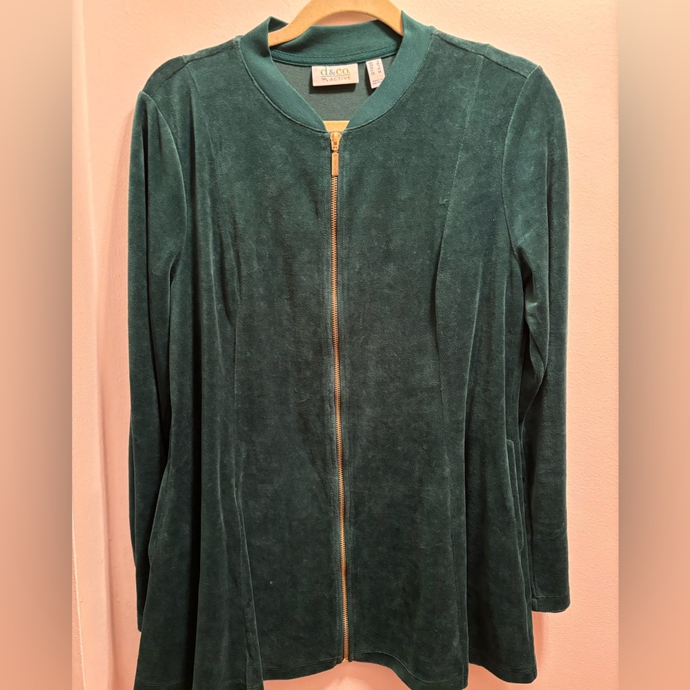 Denim&Co Velvet tunic